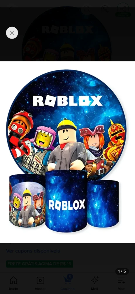 Kit Painel e Capa Roblox